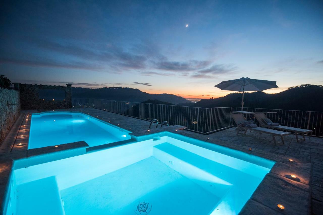 Charming Farmhouse In The Hills, Private Pool, Sea View, Dream Panorama Camaiore Exteriér fotografie