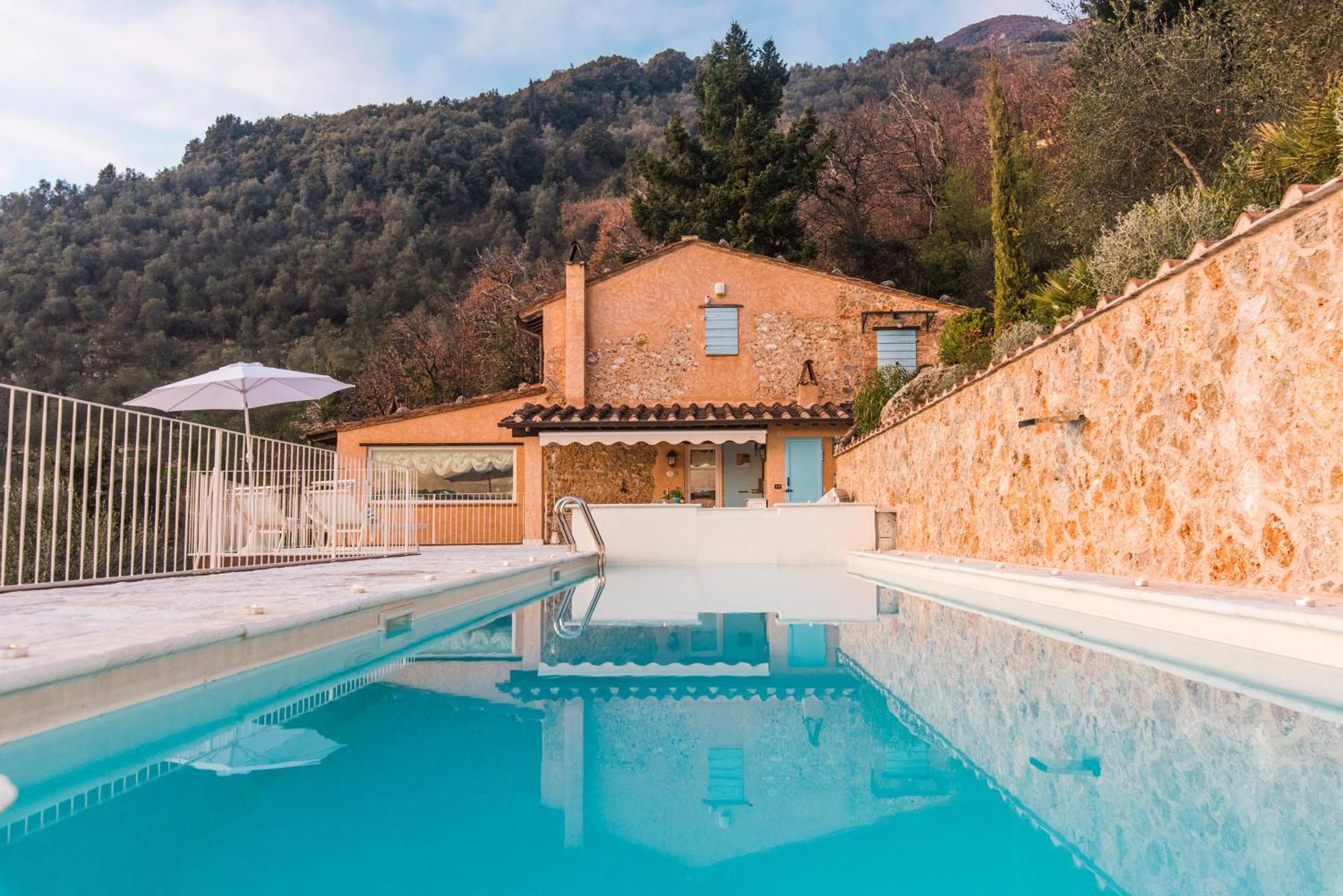 Charming Farmhouse In The Hills, Private Pool, Sea View, Dream Panorama Camaiore Exteriér fotografie