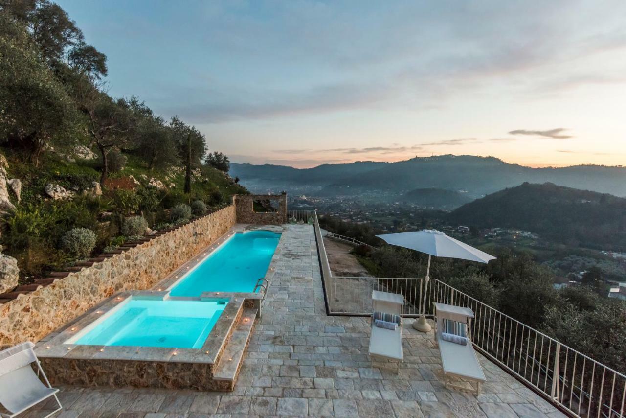 Charming Farmhouse In The Hills, Private Pool, Sea View, Dream Panorama Camaiore Exteriér fotografie