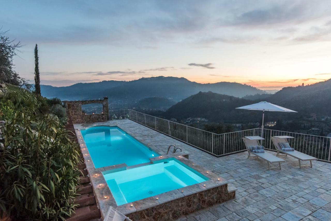 Charming Farmhouse In The Hills, Private Pool, Sea View, Dream Panorama Camaiore Exteriér fotografie