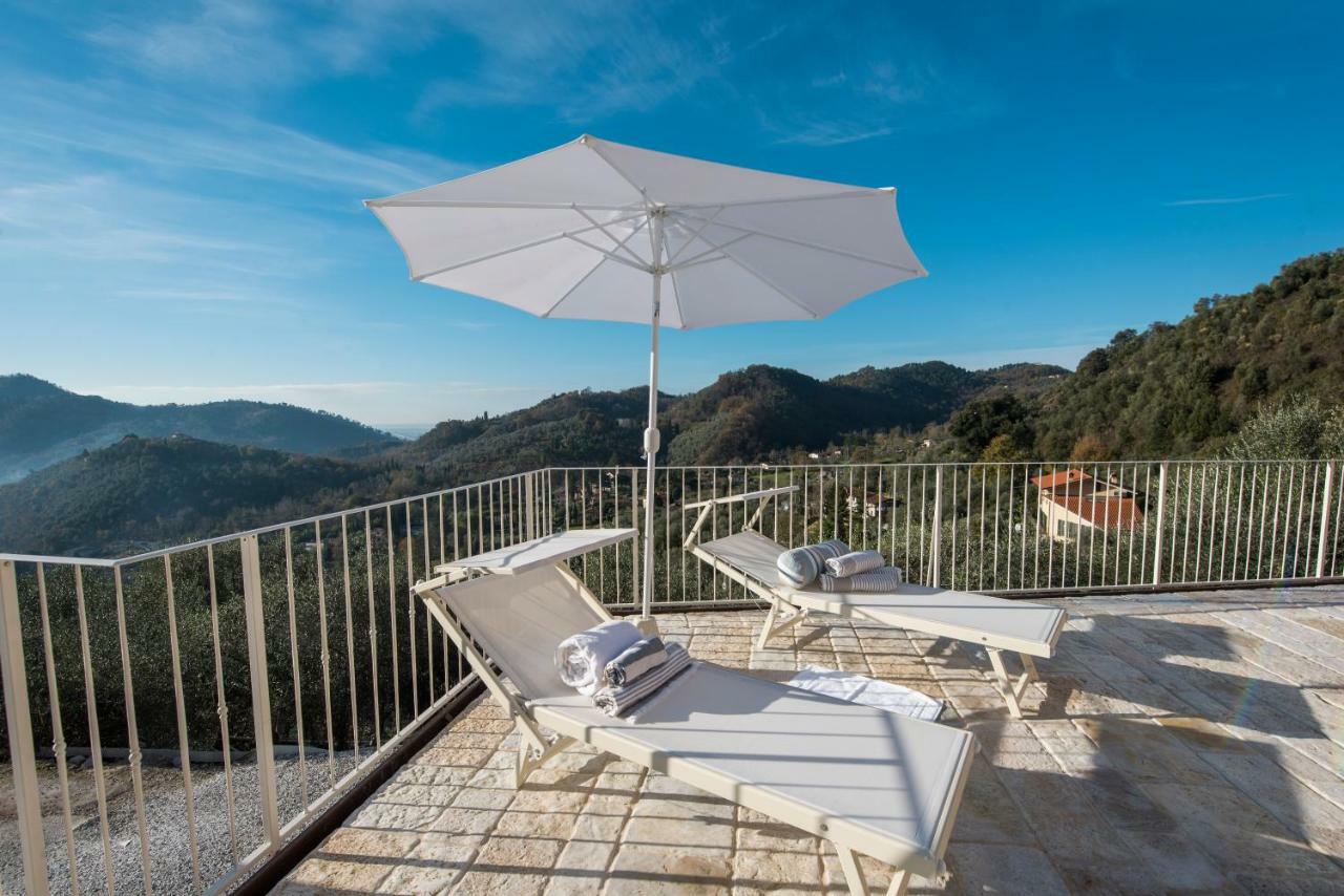 Charming Farmhouse In The Hills, Private Pool, Sea View, Dream Panorama Camaiore Exteriér fotografie