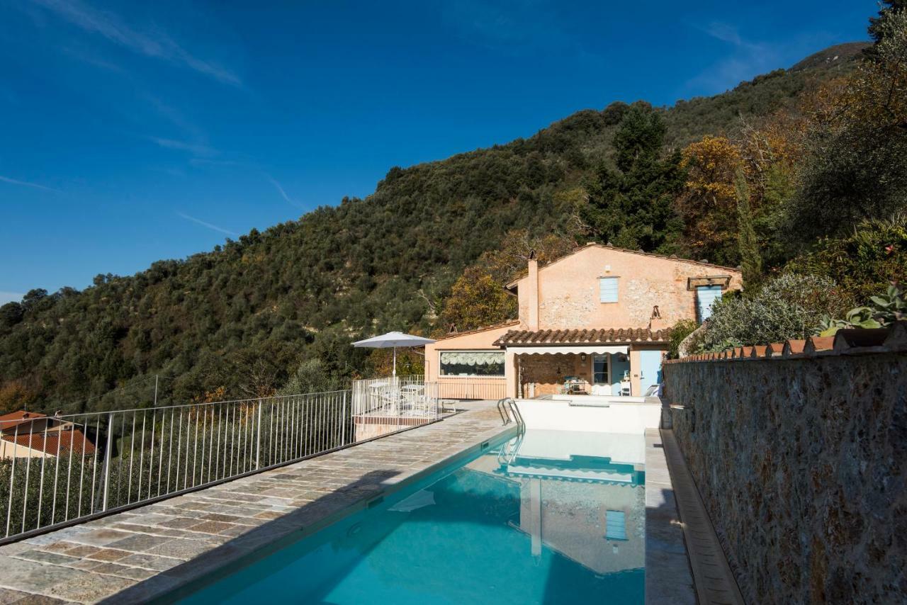 Charming Farmhouse In The Hills, Private Pool, Sea View, Dream Panorama Camaiore Exteriér fotografie
